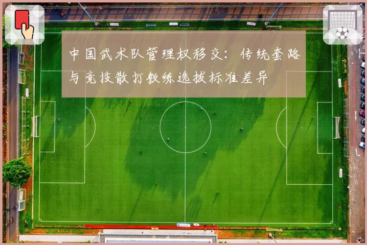 中国武术队管理权移交：传统套路与竞技散打教练选拔标准差异